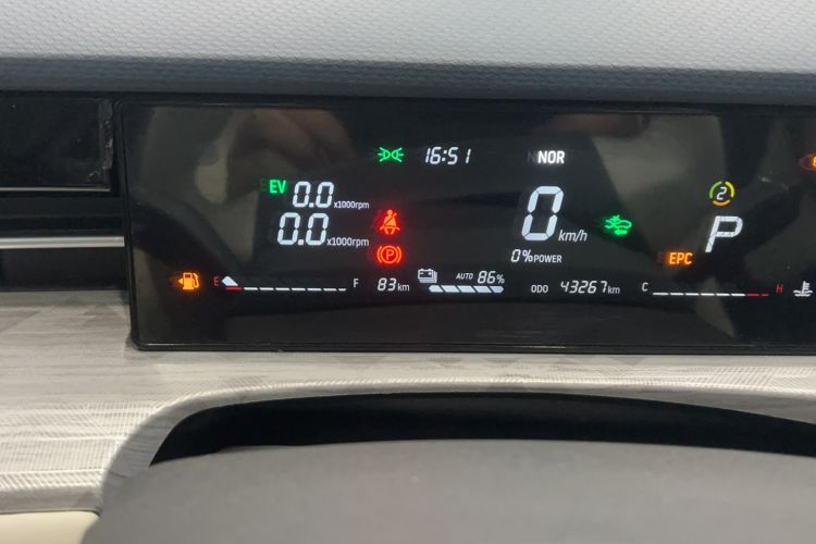 Used JETOUR Dashing i-DM 2022 1.5T DHT Lightning 02 Odometer Close Up