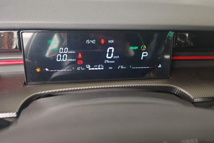 Used JETOUR Dashing i-DM 2023 1.5T DHT Lightning Odometer Close Up