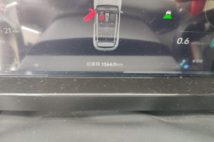 Used JETOUR Freelander 2025 1.5TD DCT Discovery Odometer Close Up