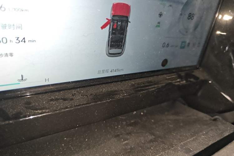 Used JETOUR Freelander 2025 1.5TD DCT Discovery Odometer Close Up
