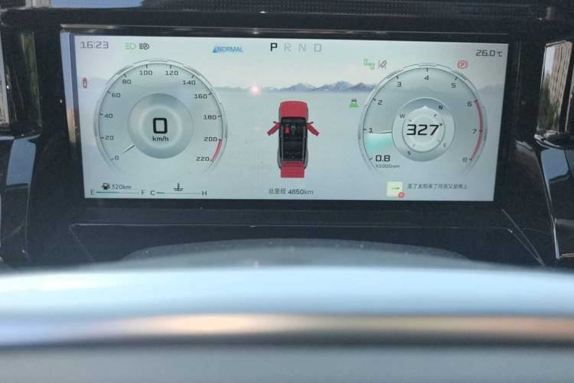 Used JETOUR Freelander 2025 2.0TD Automatic All-Terrain Odometer Close Up