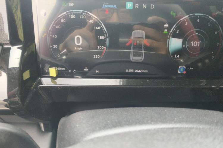 Used JETOUR Freelander 2025 1.5TD DCT Discovery Odometer Close Up