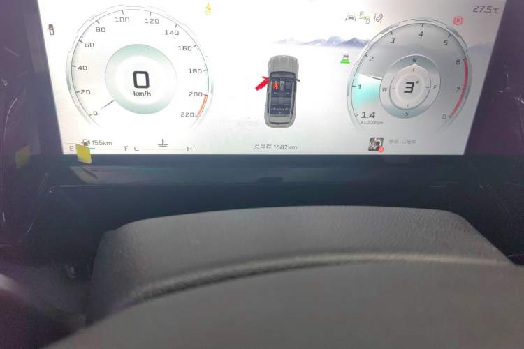 Used JETOUR Freelander 2025 2.0TD Automatic XWD Conqueror Odometer Close Up