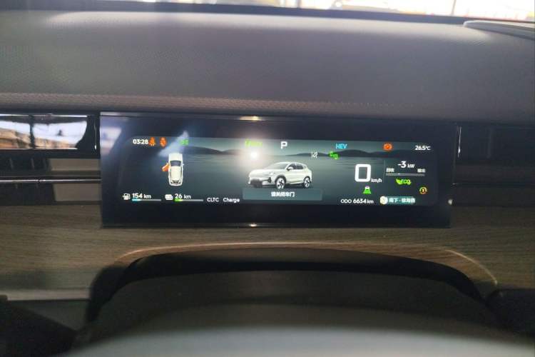 Used JETOUR Shanhai L6 2024 1.5TD DHT ULTRA Odometer Close Up