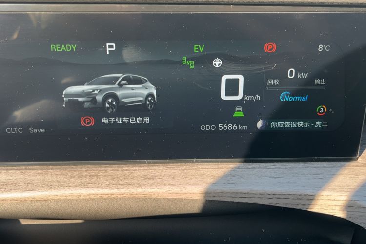 Used JETOUR Shanhai L6 2024 1.5TD DHT ULTRA Odometer Close Up