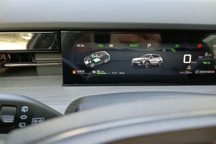 Used JETOUR Shanhai L6 2024 1.5TD DHT ULTRA Odometer Close Up