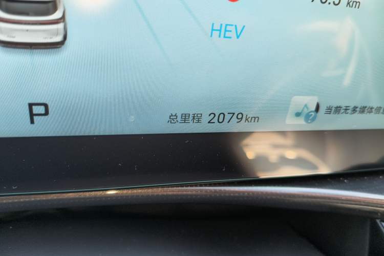 Used JETOUR Shanhai L7 2024 1.5T 120km MAX 5-Seater Odometer Close Up