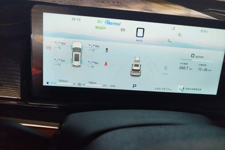 Used JETOUR Shanhai L7 2024 1.5T 120km ULTRA 7-Seater Instrument Cluster