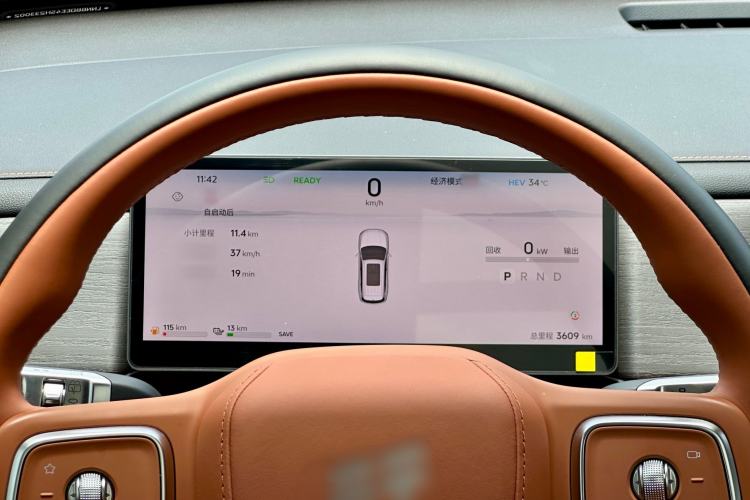 Used JETOUR Shanhai L7 Plus 2025 Model 121km Luxury 5-seater Instrument Cluster