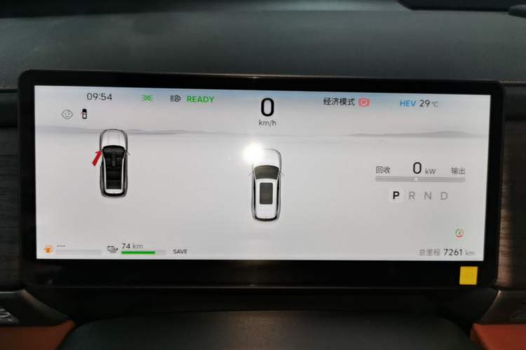 Used JETOUR Shanhai L7 Plus 2025 Model 121km Luxury 5-seater Instrument Cluster