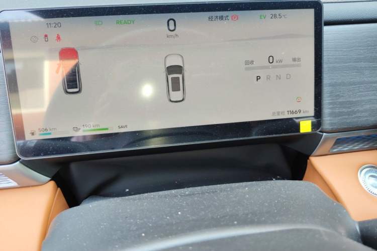 Used JETOUR Shanhai L7 Plus 2025 Model 220km Luxury Edition, 7 Seats Instrument Cluster