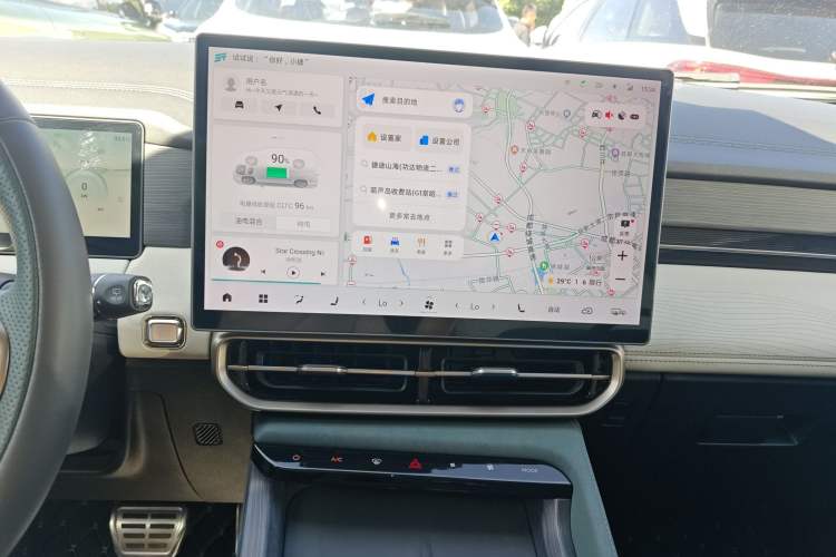 Used JETOUR Shanhai L9 2024 1.5TD 2DHT Max 7-Seater Audio And AC Panel