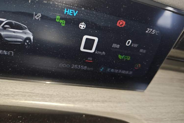 Used JETOUR Shanhai L6 2024 1.5TD DHT ULTRA Odometer Close Up