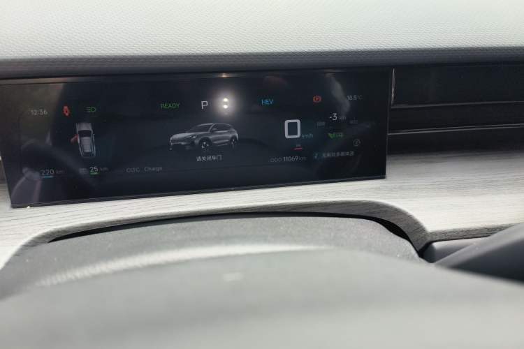 Used JETOUR Shanhai L6 2024 1.5TD DHT MAX Odometer Close Up