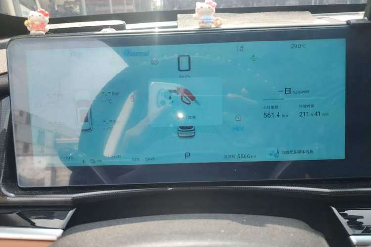 Used JETOUR Shanhai L7 2024 1.5T 120 km MAX 7-Seater Instrument Cluster
