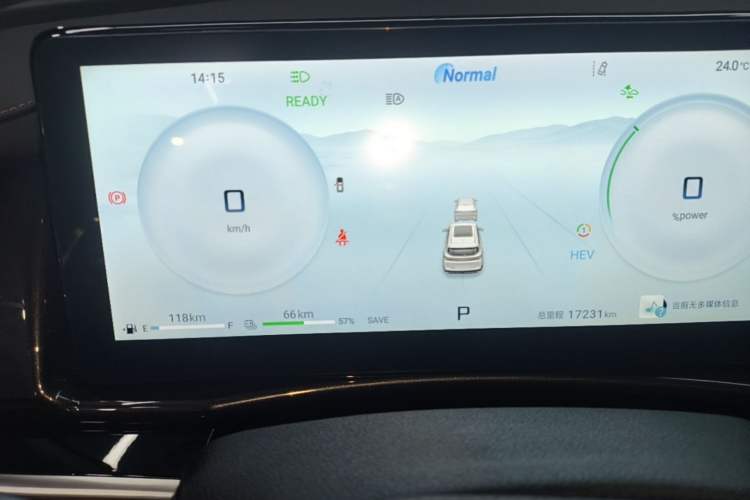 Used JETOUR Shanhai L7 2024 1.5T 120km MAX 5-Seater Instrument Cluster