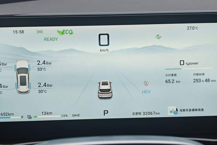 Used JETOUR Shanhai L7 2024 1.5T 120 km MAX+ 5-seater Odometer Close Up