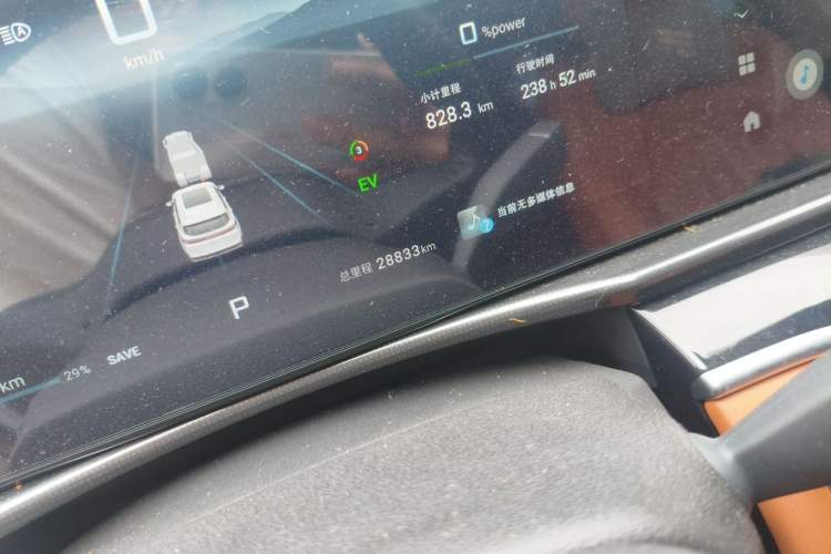 Used JETOUR Shanhai L7 2024 1.5T 120 km MAX 7-Seater Odometer Close Up