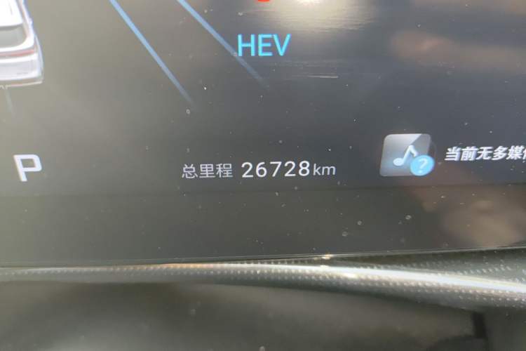 Used JETOUR Shanhai L7 2024 1.5T 120km MAX+ 7-Seater Odometer Close Up