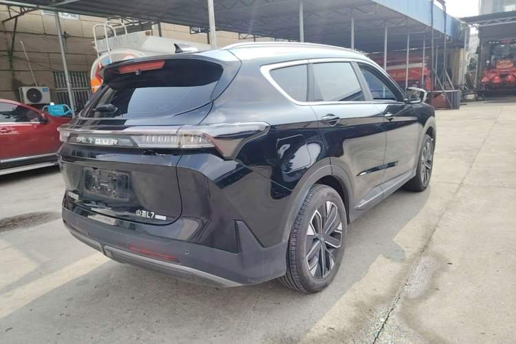Used JETOUR Shanhai L7 2024 1.5T 120 km MAX 7-Seater Rear Right 45 Deg