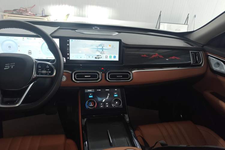 Used JETOUR Shanhai L7 2024 1.5T 120km ULTRA 7-Seater Audio And AC Panel