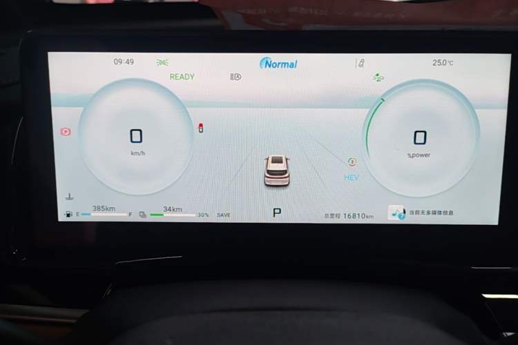 Used JETOUR Shanhai L7 2024 1.5T 120 km MAX 7-Seater Instrument Cluster