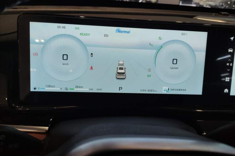 Used JETOUR Shanhai L7 2024 1.5T 120 km MAX 7-Seater Instrument Cluster