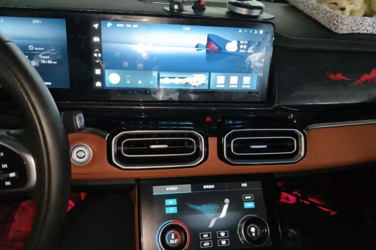Used JETOUR Shanhai L7 2024 1.5T 120 km MAX+ 5-seater Audio And AC Panel