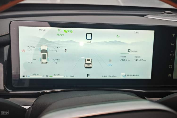 Used JETOUR Shanhai L7 2024 1.5T 120 km MAX 7-Seater Instrument Cluster
