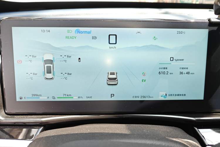Used JETOUR Shanhai L7 2024 1.5T 120 km MAX 7-Seater Instrument Cluster