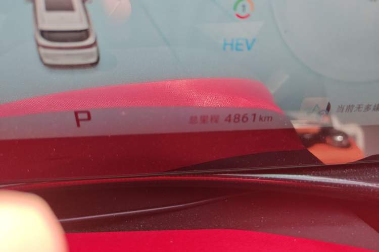 Used JETOUR Shanhai L7 2024 1.5T 120km MAX 5-Seater Odometer Close Up