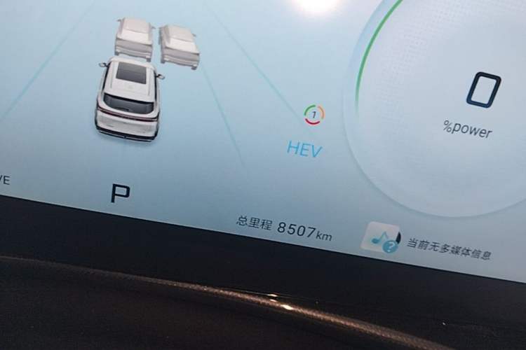 Used JETOUR Shanhai L7 2025 1.5T 120km Comfort Edition 7-Seater Instrument Cluster