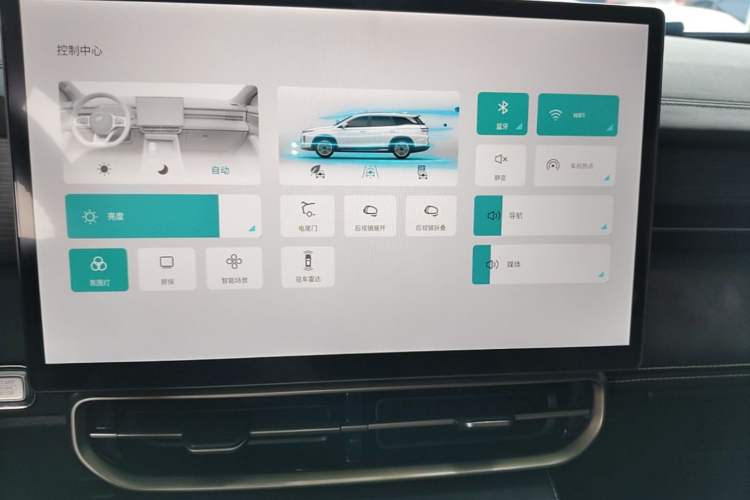 Used JETOUR Shanhai L9 2024 1.5TD 2DHT Pro 5-Seater Audio And AC Panel