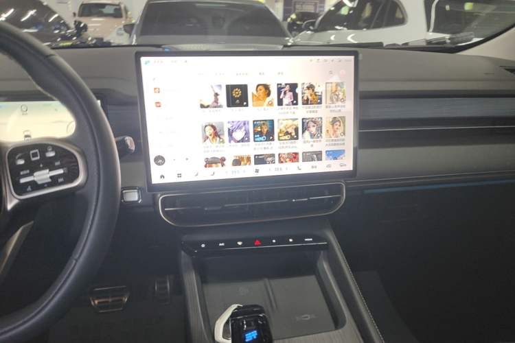Used JETOUR Shanhai L9 2024 1.5TD 2DHT Pro 5-Seater Audio And AC Panel