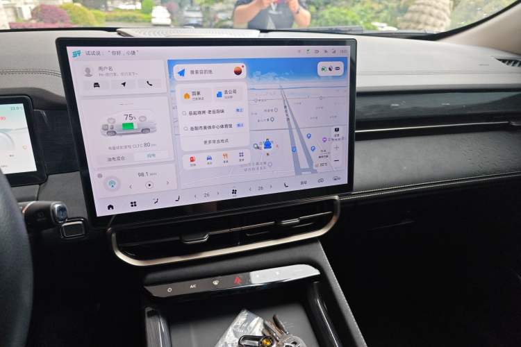Used JETOUR Shanhai L9 2024 1.5TD 2DHT Max 7-Seater Audio And AC Panel