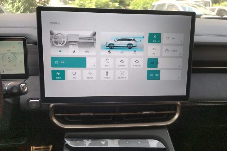 Used JETOUR Shanhai L9 2024 1.5TD 2DHT Pro 7-Seater Audio And AC Panel