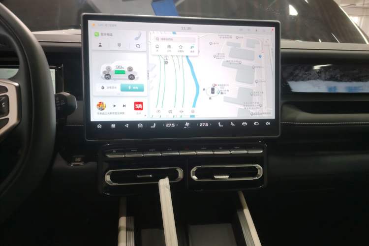 Used JETOUR Shanhai T1 2025 150 km Heading South Audio And AC Panel