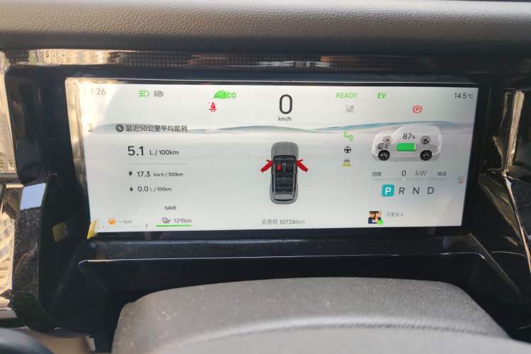 Used JETOUR Shanhai T1 2025 150 km Heading South Odometer Close Up