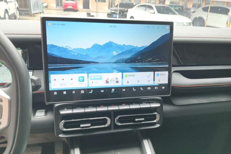 Used JETOUR Shanhai T1 2025 150 km Heading South Audio And AC Panel