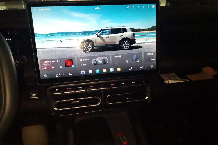 Used JETOUR Shanhai T1 2025 150 km Heading South Audio And AC Panel