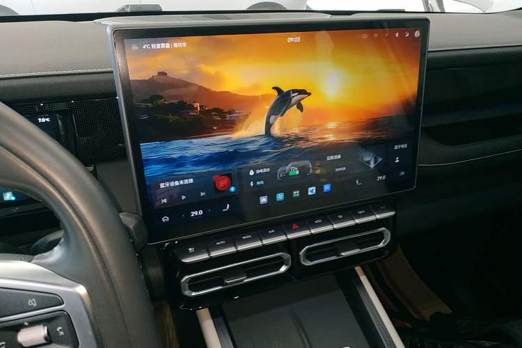 Used JETOUR Shanhai T1 2025 150 km Heading South Audio And AC Panel