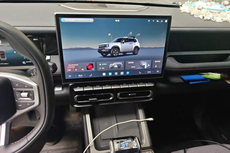 Used JETOUR Shanhai T1 2025 150 km Heading South Audio And AC Panel