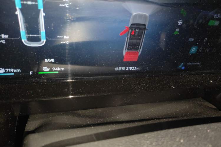 Used JETOUR Shanhai T1 2025 150 km Heading South Odometer Close Up