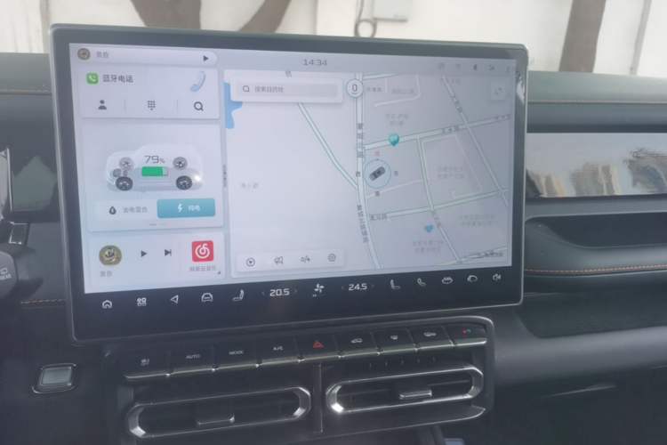 Used JETOUR Shanhai T1 2025 150 km Heading South Audio And AC Panel