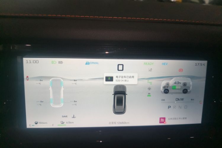 Used JETOUR Shanhai T1 2025 150 km Heading South Odometer Close Up