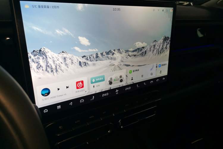 Used JETOUR Shanhai T1 2025 150 km Heading South Audio And AC Panel