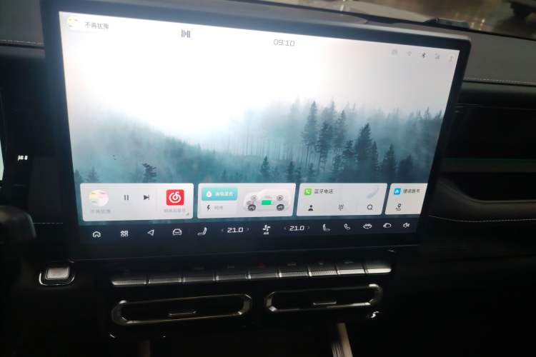 Used JETOUR Shanhai T1 2025 150 km Heading South Audio And AC Panel