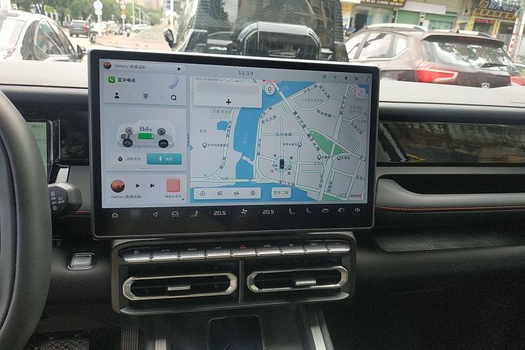Used JETOUR Shanhai T1 2025 150 km Heading South Audio And AC Panel