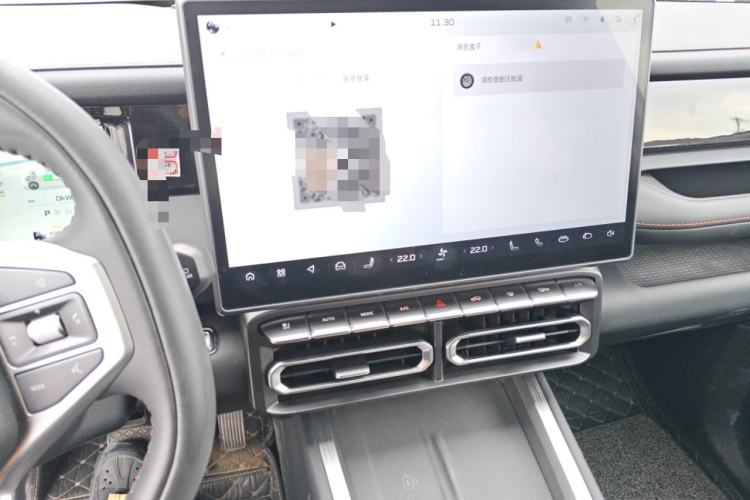 Used JETOUR Shanhai T1 2025 150 km Heading South Audio And AC Panel