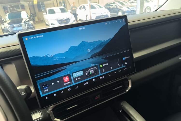 Used JETOUR Shanhai Traveler C-DM 2024 C-DM 129KM Linye Edition Audio And AC Panel